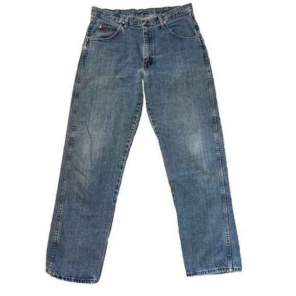 Wrangler Twenty 20 X Men’s 34 X 32 Jeans Vintage Made in USA Blue Y2K Retro 90s - Picture 1 of 8